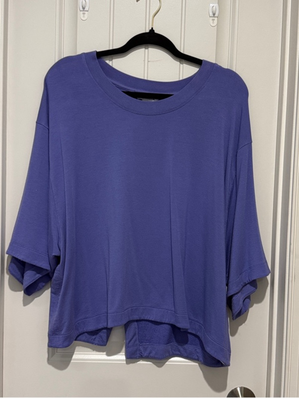 Athleta Boxy Crewneck Sweatshirt in Periwinkle